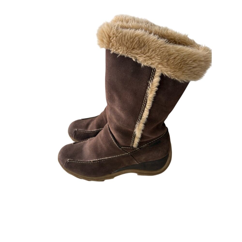 Sporto waterproof Brown Faux-Fur Trim Winter Boots size 7.5